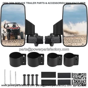 UTV  ear  iew  ide  irrors  djustable  or  .6  2"  FMOTO  FORCE  00  00  50  000