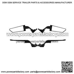 2Pcs  or  FMOTO  00SS  50SS  luminium  lloy  djustable  inglet  earview  irror