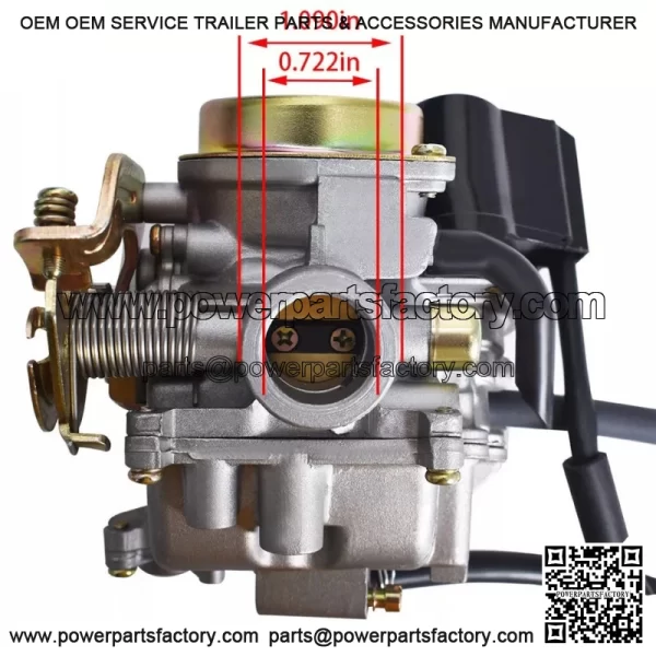 GY6  0cc  00cc  ig  ore  arb  arburetor  39QMB  39QMA  cooter  oped  TV  9mm - Image 2