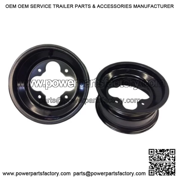 BLACK  5  0"  +2  RONT  LUMINUM  OLLED  IP  HEELS  IMS  FZ450  FZ450R  APTOR