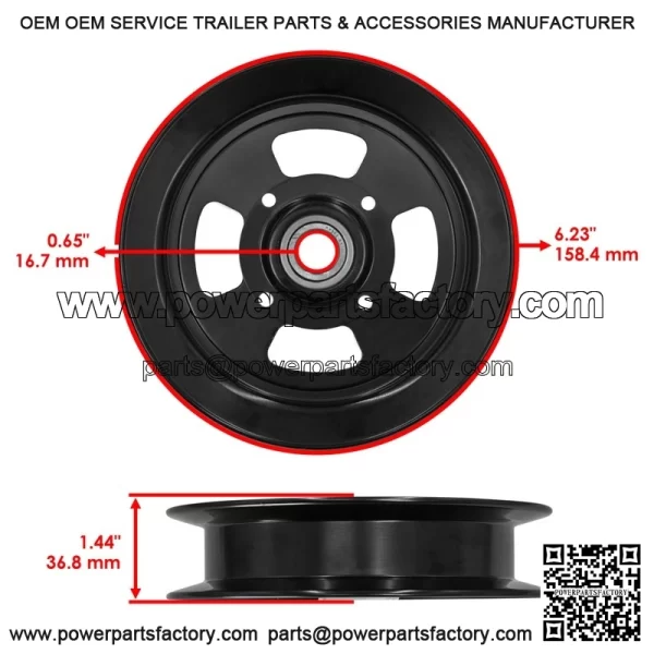 72"  eck  dler  ulley  or  oro  2922  2945    aster  03-8743  26-9196 - Image 2