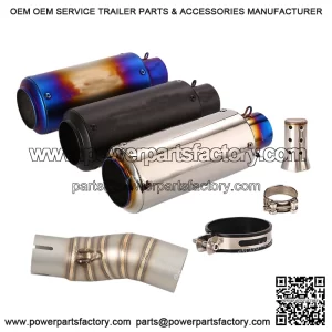 For  F-Moto  50SR  50SS  50NK  022-2024  lack  uffler  ips  xhaust  id  ink  ipe