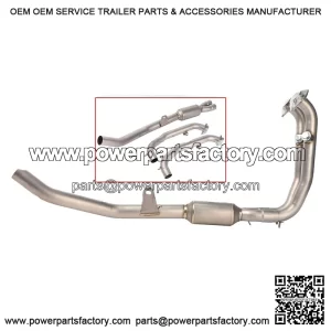 Titanium  lloy  ystem  xhaust  eader  ipe  or  F-Moto  50MT  024  tock  uffler
