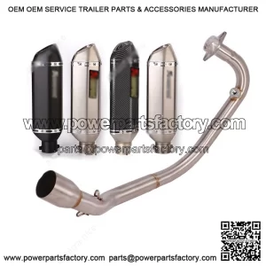 For  F-Moto  T  apio  25  017-2024  ull  xhaust  ystem  ront  ipe  uffler  ips