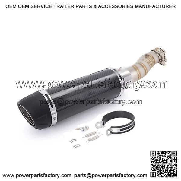 For  FMOTO  50MT  024-2025  id  xhaust  ink  ipe  arbon  iber  uffler  ilencer