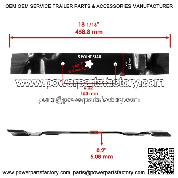 54"  eck  pindle  ith  ulley    lade  or  ixon  26BH54  60460013  32129861 - Image 4