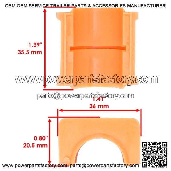 Polaris crambler 00 997-2000 teering ost pper/Lower ushings - Image 3