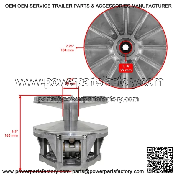 Polaris crambler 00 X4/2X4 997-2009 omplete rimary rive lutch /Belt - Image 2