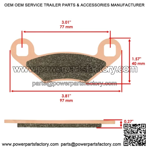 Polaris crambler 00 X4 001-2006 intered ront rake ads - Image 2