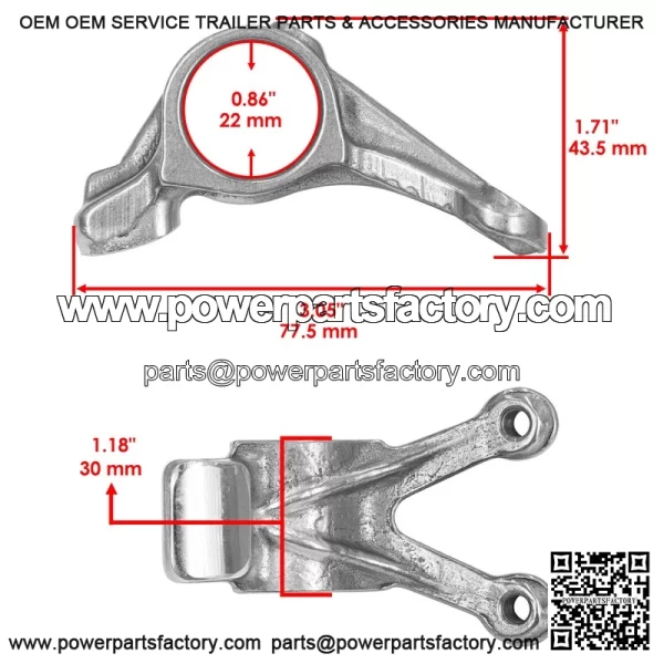 Polaris crambler 00 X4/4X4 997-2011 amshaft xhaust alve ocker rm - Image 2