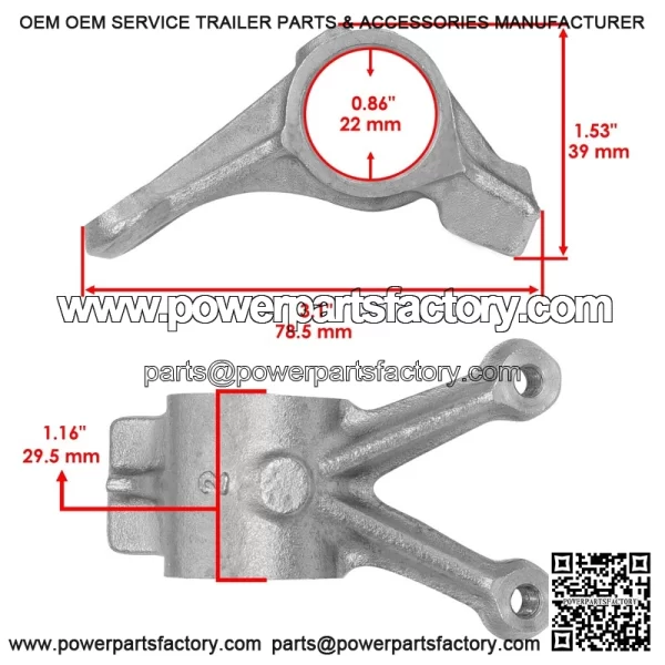 Polaris crambler 00 X4 012 amshaft xhaust alve ocker rm - Image 2