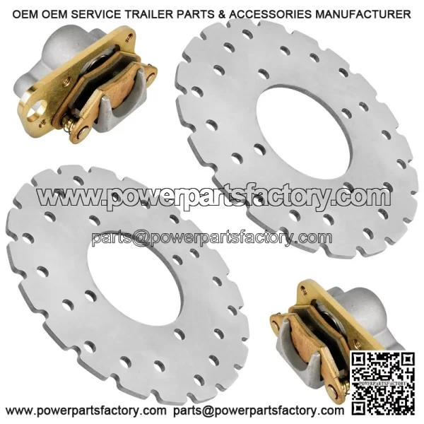 Polaris crambler 00 X4/4X4 001-2002 ront rake alipers /Disc Left/Right)