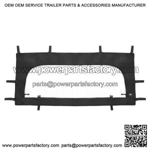 PVC Rear Soft Panel Windshield Window for CFMOTO UFORCE 1000/XL 2019-25