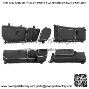 Front & Rear Door Storage Bags for Can-Am Maverick X3 Max R (2017-2024) ?C UTV Side Panel Organizer