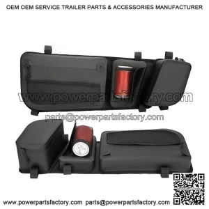 TPU UTV Door Storage Bags with Knee Pad for Can-Am Maverick X3 (2017-2025)