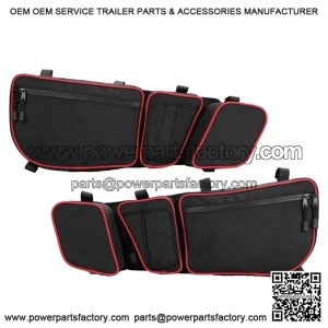 Front Door Storage Bags with Knee Pad for Can-Am Maverick X3 MAX Turbo (2017-2025)