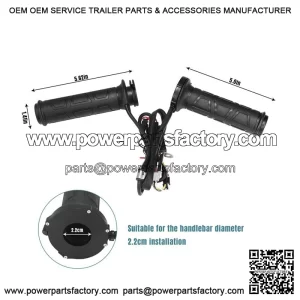ATV Universal Warm Grip Electric Hand Heated Grips Handlebar Warmer Motorcycle