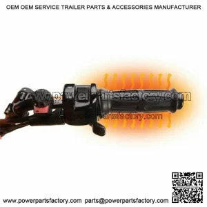 ATV Heated Hot Thermal Grip FOR Kawasaki Honda Polaris Arctic Cat Yamaha (For: Polaris)