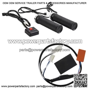 Lock-On Heated Grip Kit Plug In Thumb Warmer Atv Polaris Honda Yami Kawai (For: Yamaha)