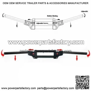 7/8" 22mm Adjustable Anti Vibration Handlebars For Yamaha Banshee YFZ350 YFZ450R