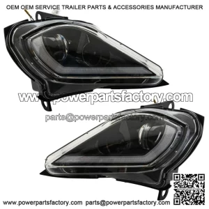LED Headlight Full Replacement Housings For Yamaha Raptor 700 700R 2006-25