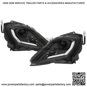 Led Headlights w/ Turn for Yamaha Raptor YFZ 450 450R 450X 700R YFM 250 350 700