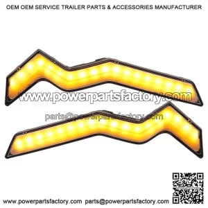 UTV Turn Signal Fang Accent Lights for Polaris RZR XP 1000 4 (2024-2025 Models) - LED Off-Road Lighting Upgrade