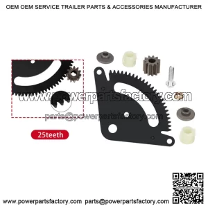 25 Teeth Steering Sector Gear Kit For John Deere L105/L120/L111/L130 GX20052BLE
