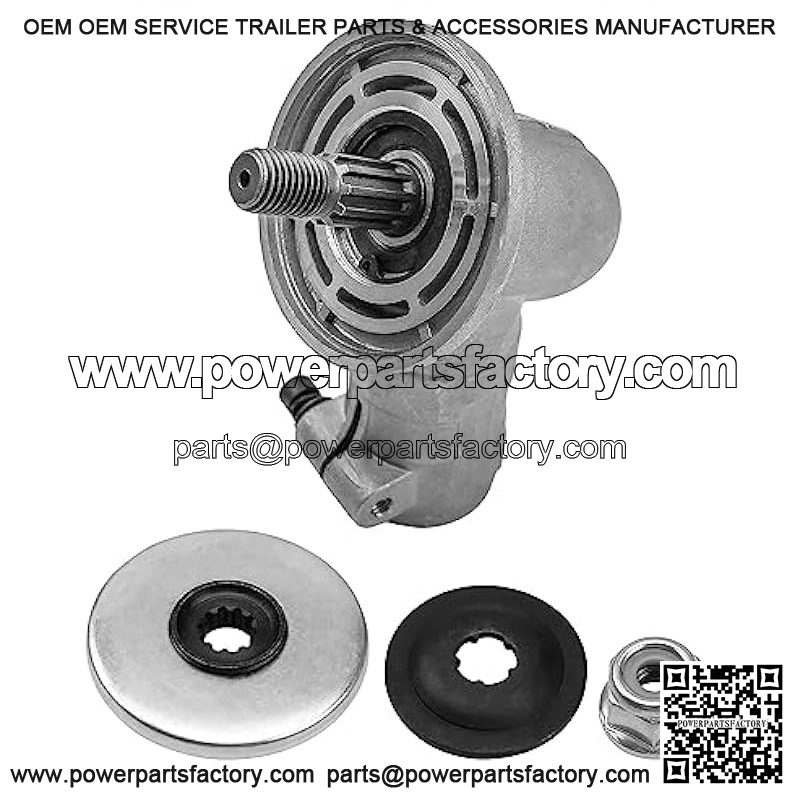 Bevel Gear Replace 530096295, Gearbox Assembly Fit for Husqvarna 125L 125LD 125R 125RJ 128L 128LD 128LDX 128R 128RJ 128DJX Jonsered BC2126 BC2128 GC2126C CG2126 GC2128 GC2128C RedMax BC280 - Image 2