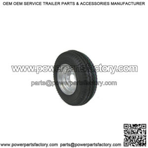5.70x8 Trailer Tire & Galvanized Rim, Load Range C