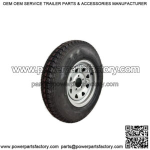 H188 ST175/80D-13" Tire & Silver Rim, Load Range B