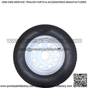 ST175/80D-13" Tire & Painted Rim, Load Range C