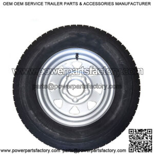 ST175/80D-13" Tire & Silver Rim, Load Range C