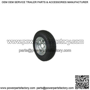 H188 ST185/80D-13" Tire & Galvanized Rim, Load Range D