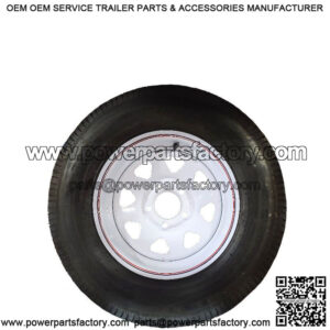 ST205/75D-14" Tire & Painted Rim, Load Range C