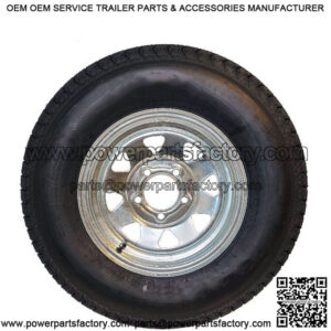 ST215/75D-14" Tire & Galvanized Rim, Load Range C
