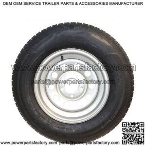 ST205/75D-15" Tire & Silver Mod. Rim, Load Range C