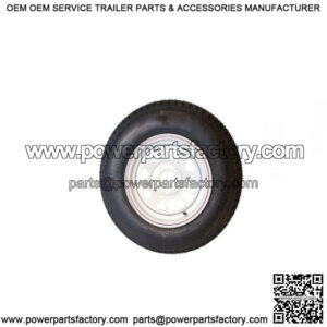 ST205/75D-15" Tire & Painted Rim, 5 on 5" Bolt Circle L.R. C