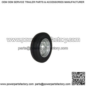 ST145/R-12" RADIAL Tire & Galvanized Modular Rim, L.R. E