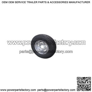 Retrofit ST215/75R-14" Radial Tire & Silver Rim, L.R. C