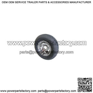 Retrofit ST215/75R-14" Radial Tire & Chrome Rim, L.R. C