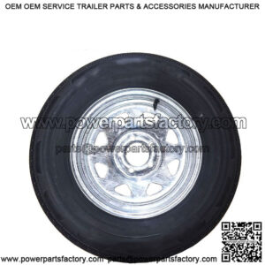 ST205/75R-15" RADIAL Tire & Galvanized Rim, Load Range C