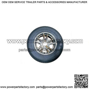 ST175/80R-13" Radial Tire & T07 Alum. Rim w/Gray Inlay L.R. D