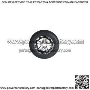 ST205/75R-15" Radial Tire & T08 Alum. Rim w/Black Inlay L.R. D