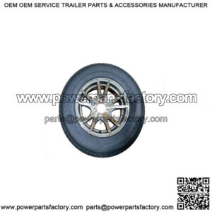 ST235/80R-16" Radial Tire & T07 Alum. Rim w/Gray Inlay (6-lug)