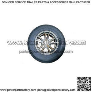 ST235/80R-16" Radial Tire & T07 Alum. Rim w/Gray Inlay (8-lug)