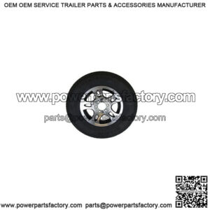 ST235/80R-16" Radial Tire & Black Split Spoke Alum. Rim 8-Lug