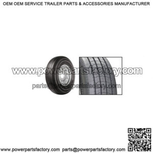 G614 LT235/85R-16" Radial Tire/Silver Mod. Rim L.R. G