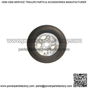 ST205/75D-14" Tire & Aluminum Split Spoke Rim, Load Range C