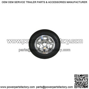 ST175/80R-13" Radial Tire & Aluminum Spoke Rim, L.R. C